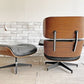 イームズラウンジチェア＆オットマン ブラック チャールズ＆レイ・イームズ C&R Eames ミッドセンチュリー リプロダクト品 ●