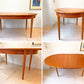 ジェンティーク Jentique ビンテージ オーバル エクステンション ダイニングテーブル チーク材 伸長式 Vintage Teak Diningtable  ★