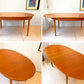 ジェンティーク Jentique ビンテージ オーバル エクステンション ダイニングテーブル チーク材 伸長式 Vintage Teak Diningtable  ★