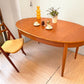 ジェンティーク Jentique ビンテージ オーバル エクステンション ダイニングテーブル チーク材 伸長式 Vintage Teak Diningtable  ★