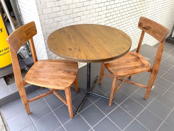 ジャーナルスタンダード journal standard Furniture  j.s.F シノン ダイニングチェア CHINON CHAIR WOOD ラバーウッド 定価￥25,300- B ■