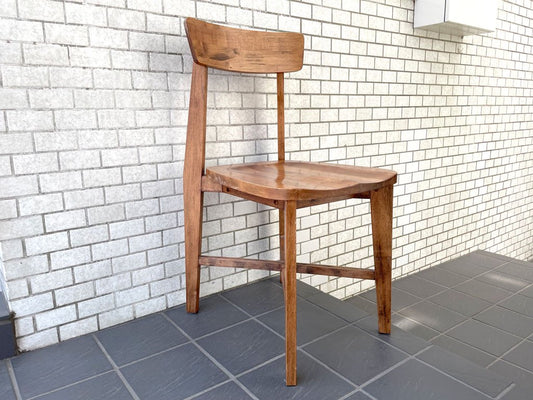 ジャーナルスタンダード journal standard Furniture  j.s.F シノン ダイニングチェア CHINON CHAIR WOOD ラバーウッド 定価￥25,300- A ■