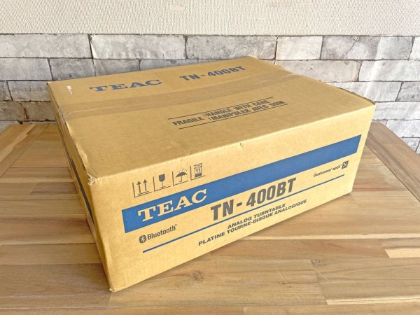 ティアック TEAC アナログターンテーブル TN-400BT WA ウォールナット 2018年製 未使用品 ●