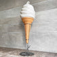 HONEY TOP ソフトクリーム 電飾看板 自立看板 ディスプレイ 店舗什器 レトロ H125.5cm 割れ有り 開閉不可 動作未確認 現状品♪