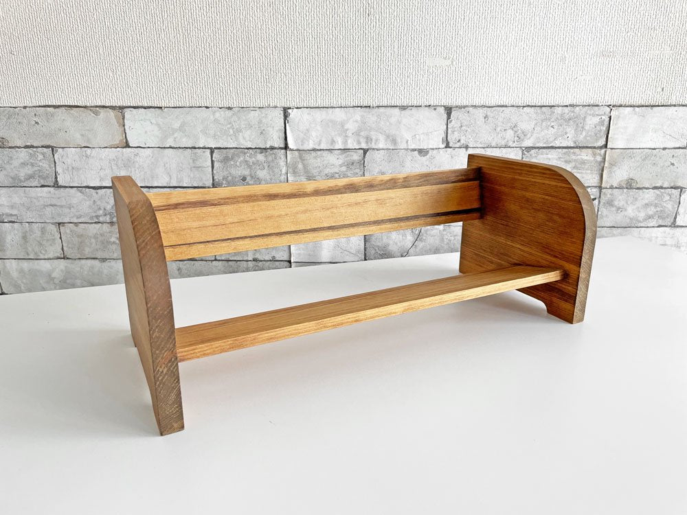 カウブックス COWBOOKS ブックラック Book Rack 木製本立て ブックスタンド  W43cm 松浦弥太郎 定価￥13,200- ●