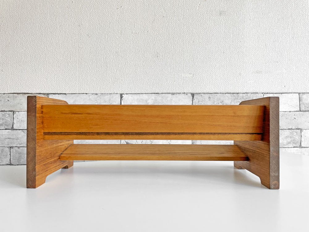 カウブックス COWBOOKS ブックラック Book Rack 木製本立て ブックスタンド  W43cm 松浦弥太郎 定価￥13,200- ●