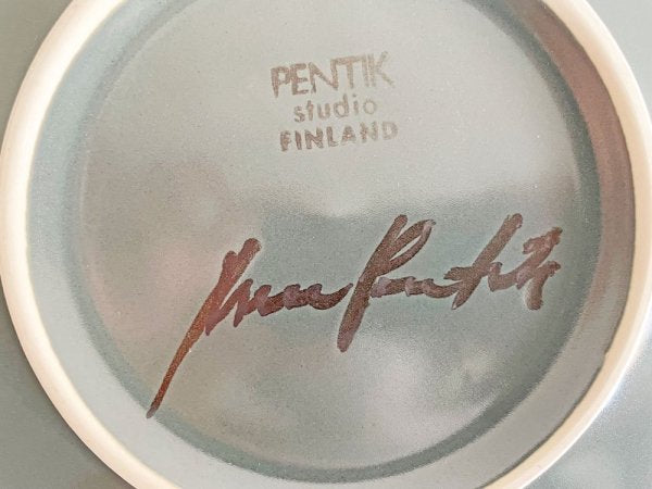 ペンティック PENTIK スタジオコレクション studio COLLECTION プレート バタフライ＆フルーツ 25cm アヌ・ペンティック Anu Pentik フィンランド 北欧食器 ●