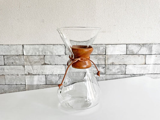 オールドケメックス OLD CHEMEX コーヒーメーカー 14カップ用 耐熱ガラス ハンドブロウ パイレックス 1940-60s USビンテージ ●