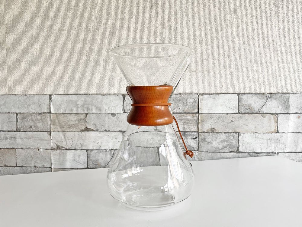 オールドケメックス OLD CHEMEX コーヒーメーカー 14カップ用 耐熱ガラス ハンドブロウ パイレックス 1940-60s USビンテージ ●