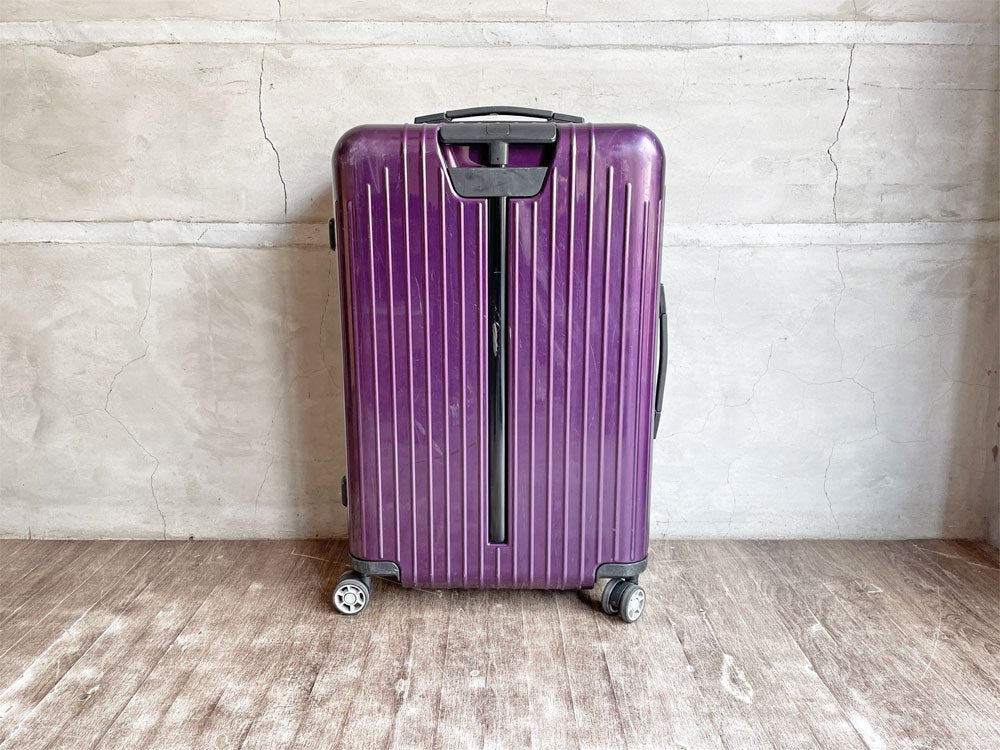 リモワ RIMOWA サルサエアー SALSA AIR スーツケース キャリーケース 4輪 63L TSAロック パープル 廃番カラー ♪