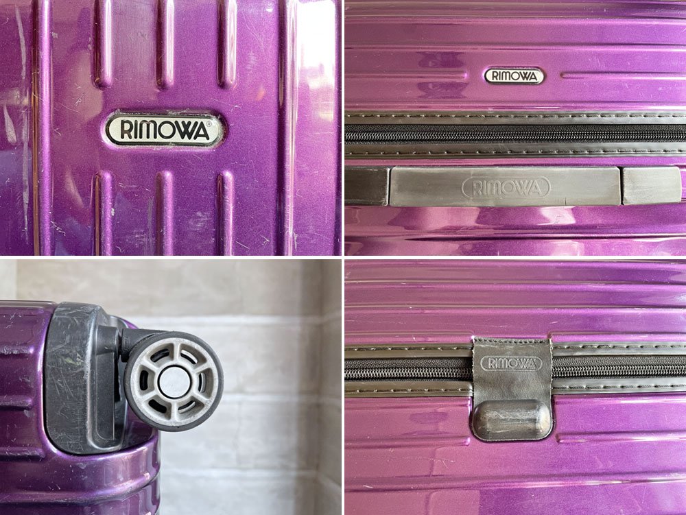 リモワ RIMOWA サルサエアー SALSA AIR スーツケース キャリーケース 4輪 63L TSAロック パープル 廃番カラー ♪