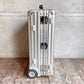 リモワ RIMOWA クラシックフライト スーツケース キャリーケース シルバー レザートップハンドル 35L TSAロック 2輪 
 最終モデル ドイツ製 希少 ♪