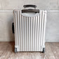 リモワ RIMOWA クラシックフライト スーツケース キャリーケース シルバー レザートップハンドル 35L TSAロック 2輪 
 最終モデル ドイツ製 希少 ♪