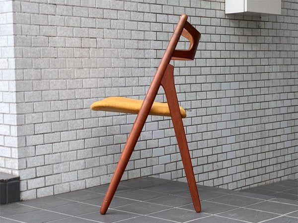 カールハンセン&サン Carl Hansen & Son ハンス・J・ウェグナー ビンテージ CH29 ソーバックチェア ダイニングチェア チーク材 デンマーク ■