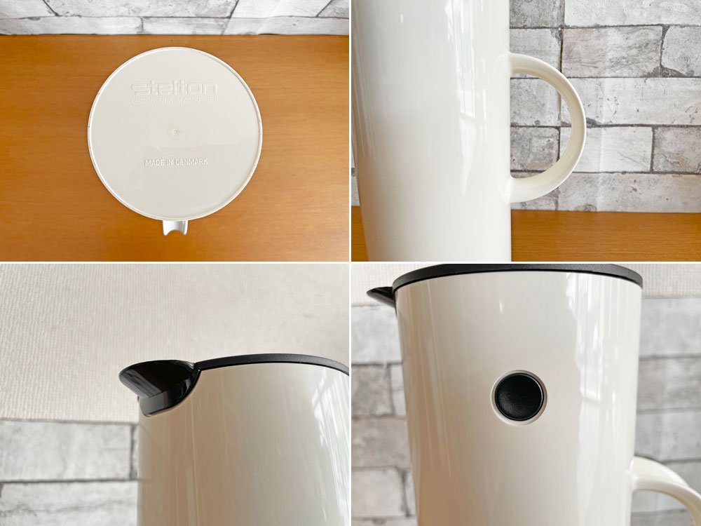 ステルトン Stelton バキュームジャグ Vacuum Jug EM77 ホワイト 1000ml エリック・マグヌッセン デンマーク 北欧雑貨 ●