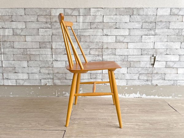 Edsby Verken ファネットチェア Fanett chair イルマリ・タピオヴァーラ ダイニングチェア スウェーデン製 北欧ビンテージ ●