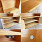 無印良品 MUJI スタッキングキャビネット Cセット オーク材 W162.5cm AVボード 壁面収納 ナチュラル シンプルモダン B ●