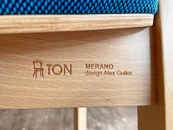 トン TON メラーノ Merano ダイニングチェア スタッキングチェア CY060A クッション仕様 ビーチ材 ナチュラル Alex Gufler 2脚セット A ♪