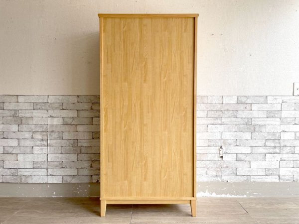 モモナチュラル Momo Natural モア MORE 75 キャビネット cabinet パイン材 カップボード 食器棚 W75 定価￥72,600- ●