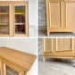 モモナチュラル Momo Natural モア MORE 75 キャビネット cabinet パイン材 カップボード 食器棚 W75 定価￥72,600- ●