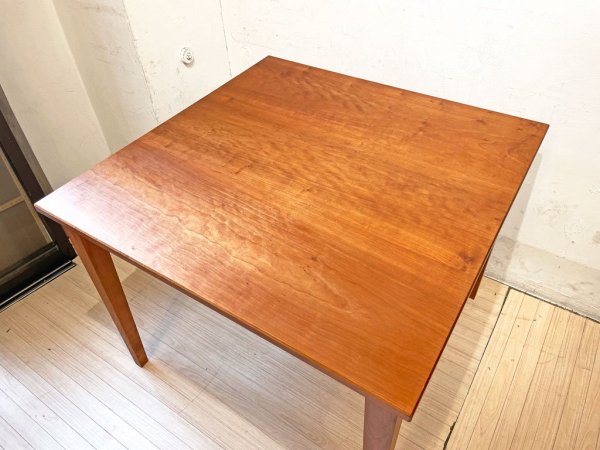 ウッドユウライクカンパニー WOOD YOU LIKE COMPANY バンビテーブル BAMBI TABLE ダイニングテーブル チェリー材 無垢集成材 W90cm★