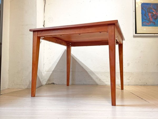 ウッドユウライクカンパニー WOOD YOU LIKE COMPANY バンビテーブル BAMBI TABLE ダイニングテーブル チェリー材 無垢集成材 W90cm★