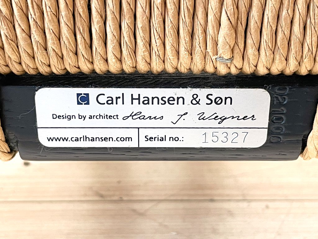 カールハンセン＆サン Carl Hansen & son Yチェア CH24 ハンス・J・ウェグナー ビーチ材 ブラックラッカー 北欧 デンマーク 日本仕様 ★