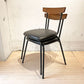 アクメファニチャー ACME Furniture グランビュー GRANDVIEW ダイニングチェア PVCレザー オーク材 アイアン脚 2脚セット ★