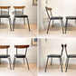 アクメファニチャー ACME Furniture グランビュー GRANDVIEW ダイニングチェア PVCレザー オーク材 アイアン脚 2脚セット ★