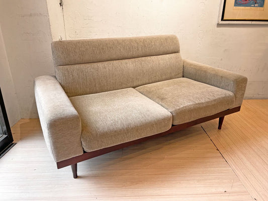 パシフィックファニチャーサービス Pacific furniture service P.F.S スタンダードC STANDARD C 2人掛け ラブ ソファ グレー系 参考定価224,400円 ★