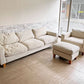 アクメファニチャー ACME Furniture ジェティ フェザーソファ JETTY Feather SOFA 3シーター ファブリック ベージュ系 ミッドセンチュリー USビンテージスタイル ●