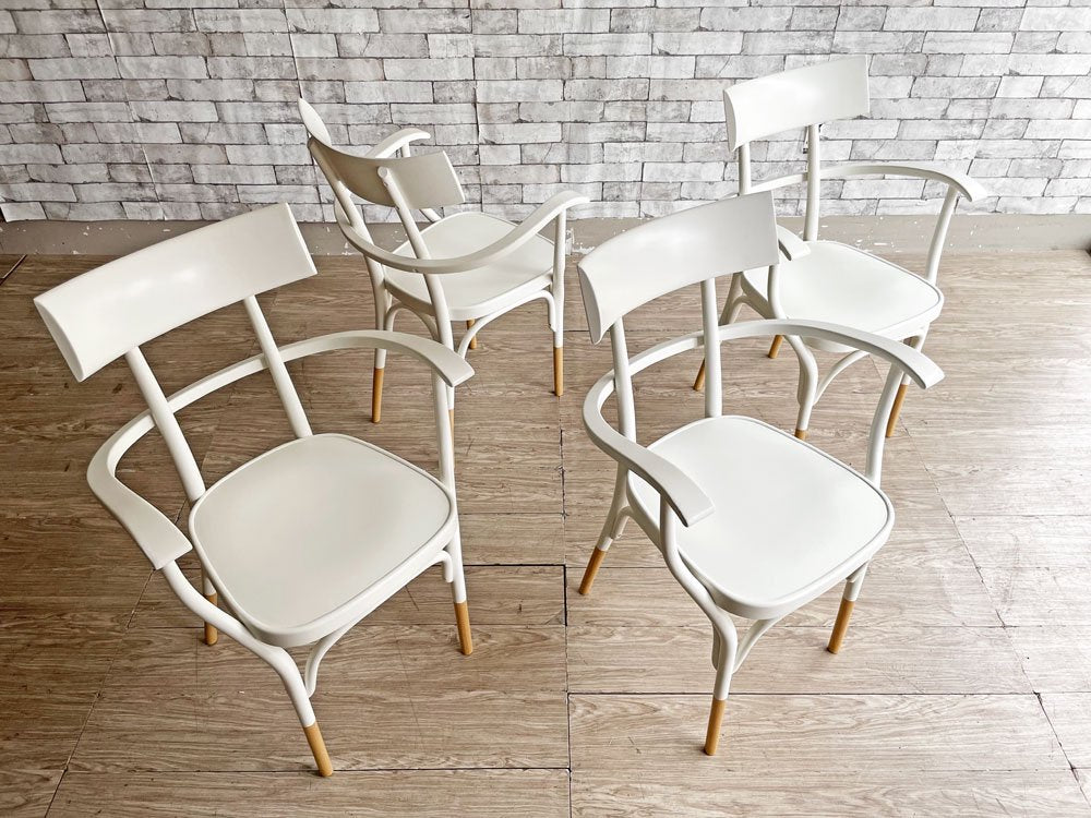 ゲブルダートーネットヴィエナ Gebruder Thonet Vienna GmbH Czech アームチェア ダイニングチェア ベントウッド 曲木 ブナ材 参考価格￥170,500- A ●