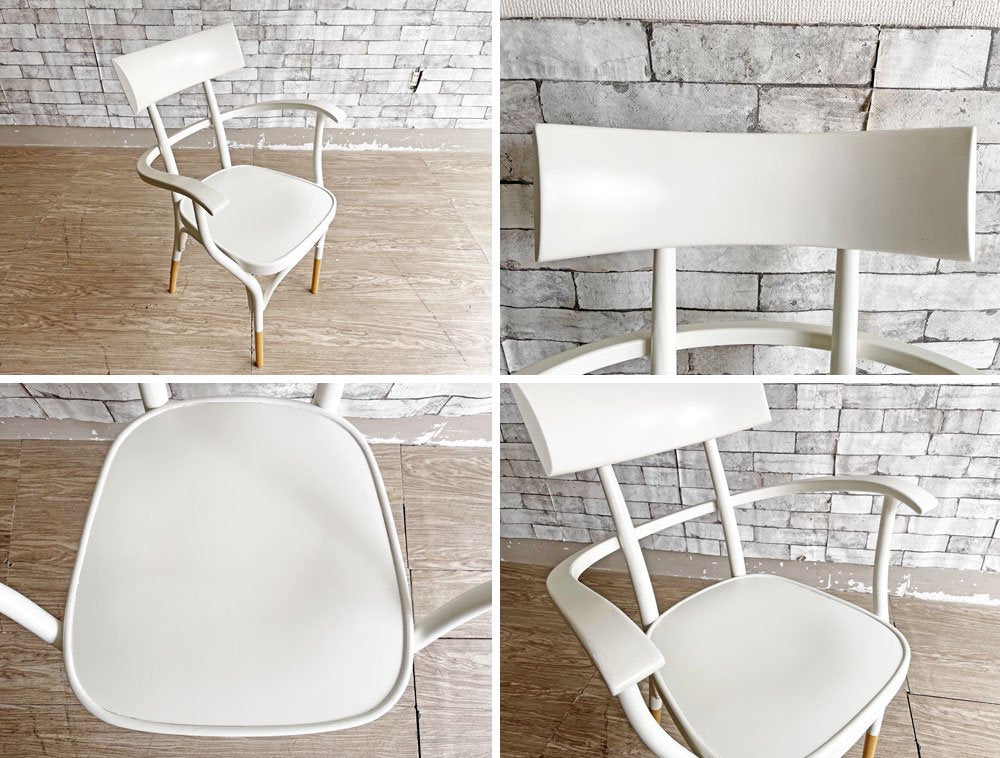 ゲブルダートーネットヴィエナ Gebruder Thonet Vienna GmbH Czech アームチェア ダイニングチェア ベントウッド 曲木 ブナ材 参考価格￥170,500- D ●