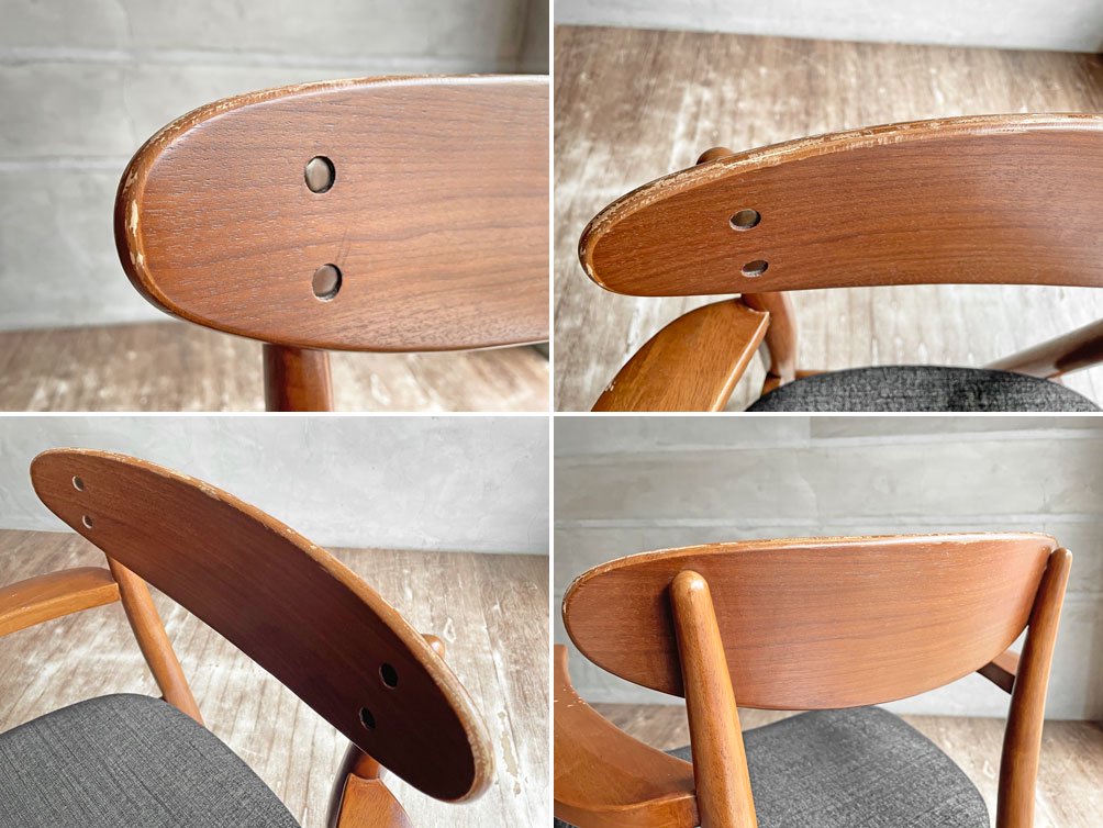 アクメファニチャー ACME Furniture トラッセル アームチェア TRESTLES ARM CHAIR ダイニングチェア ウォールナット USビンテージスタイル B ♪