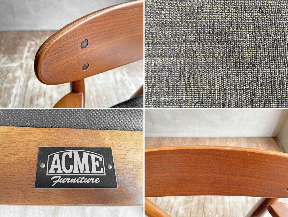 アクメファニチャー ACME Furniture トラッセル アームチェア TRESTLES ARM CHAIR ダイニングチェア ウォールナット USビンテージスタイル A ♪