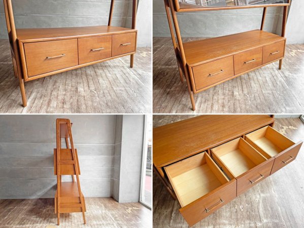 アクメファニチャー ACME Furniture ブルックス オープン シェルフ BROOKS OPEN SHELF オープンラック ガラス戸 USビンテージスタイル 定価\195,800- ♪