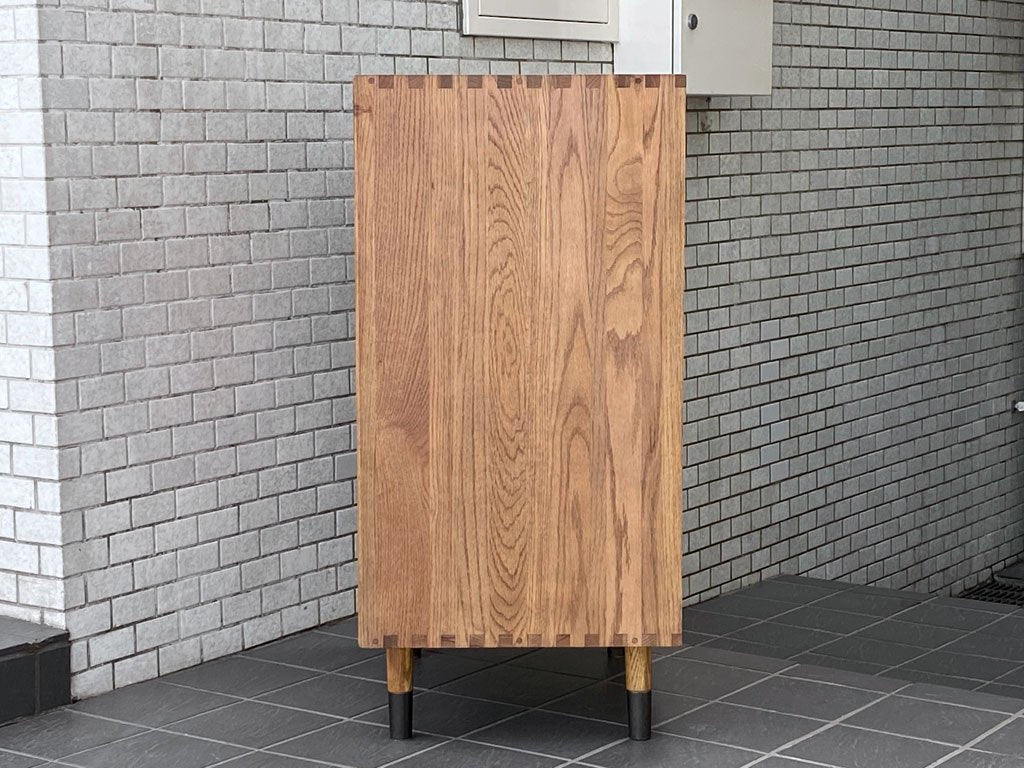 ジャーナルスタンダードファニチャー journal standard Furniture オルセンキャビネット OLSEN CABINET オーク材 4段 チェスト USビンテージスタイル ■