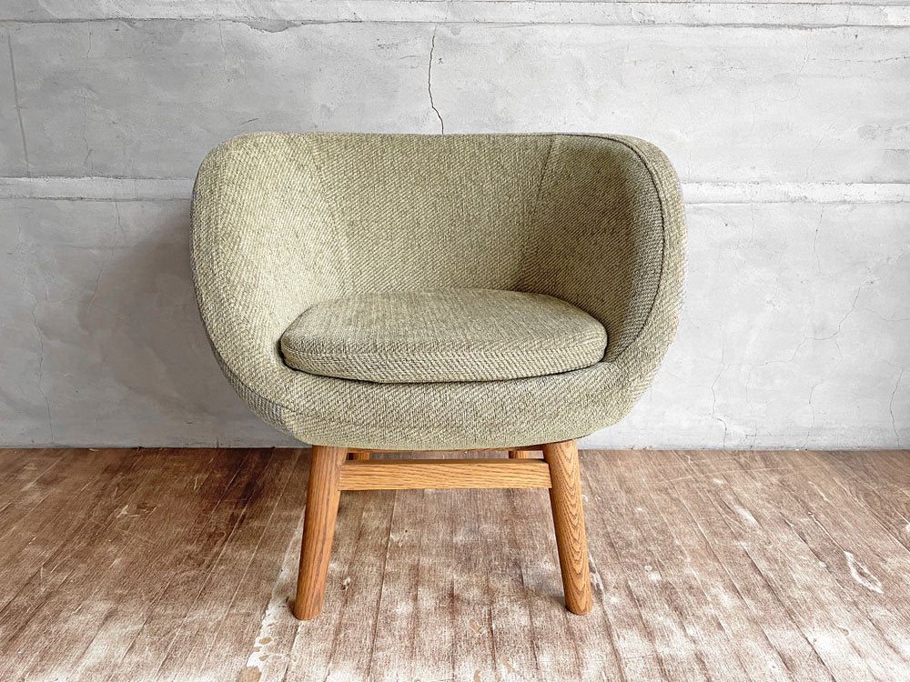 モモナチュラル Momo Natural モールドラウンドチェア MOLD ROUND CHAIR ML オーク材 ポートナッシュ FFP-15:khaki カーキ系♪