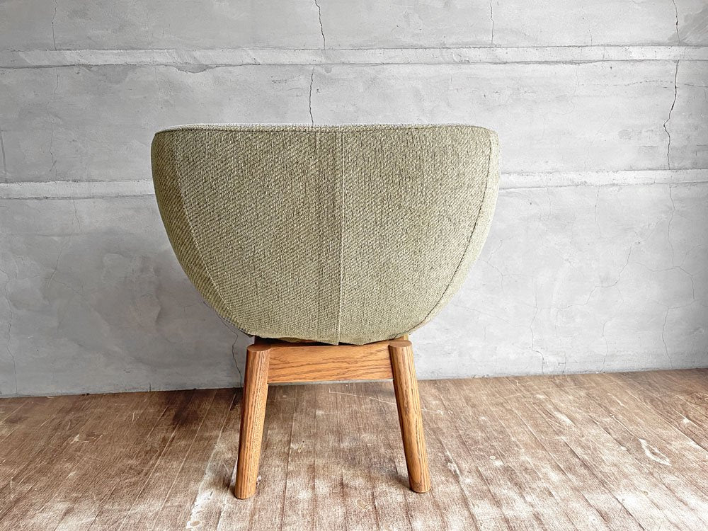 モモナチュラル Momo Natural モールドラウンドチェア MOLD ROUND CHAIR ML オーク材 ポートナッシュ FFP-15:khaki カーキ系♪