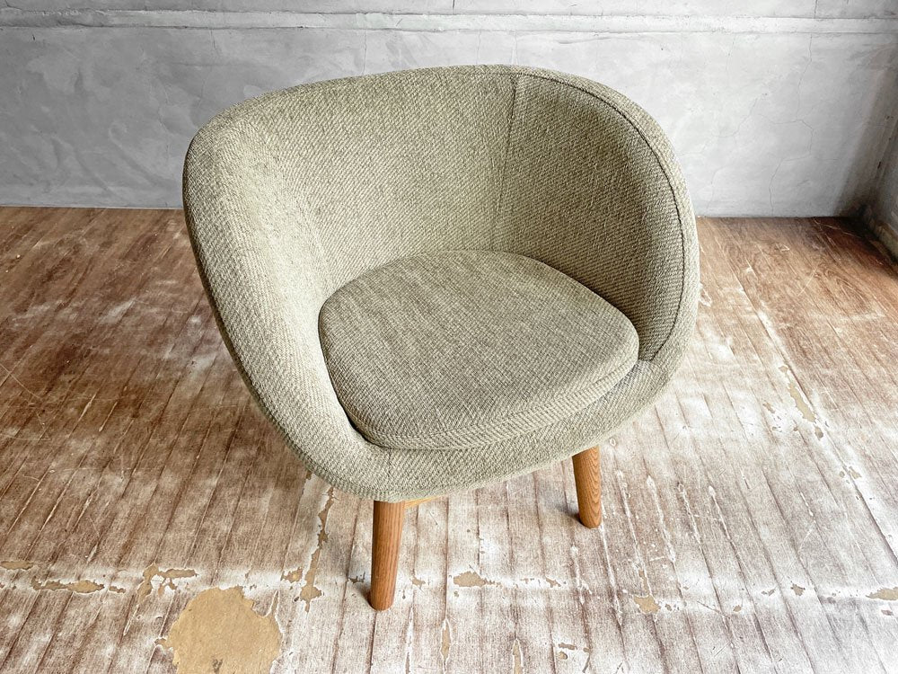 モモナチュラル Momo Natural モールドラウンドチェア MOLD ROUND CHAIR ML オーク材 ポートナッシュ FFP-15:khaki カーキ系♪