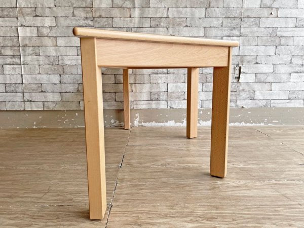 ベカ BEKA システムテーブル 台形 ブナ材 ナチュラル W120cm キッズテーブル ドイツ ボーネルンド BorneLund 取扱 定価￥77,000- ●
