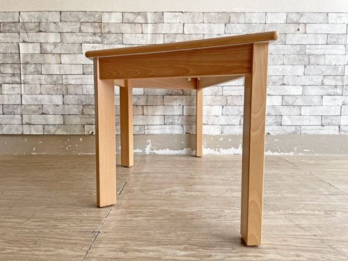 ベカ BEKA システムテーブル 台形 ブナ材 ナチュラル W120cm キッズテーブル ドイツ ボーネルンド BorneLund 取扱 定価￥77,000- ●
