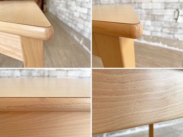 ベカ BEKA システムテーブル 台形 ブナ材 ナチュラル W120cm キッズテーブル ドイツ ボーネルンド BorneLund 取扱 定価￥77,000- ●