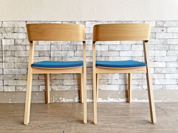 トン TON メラーノ Merano ダイニングチェア スタッキングチェア CY060A クッション仕様 ビーチ材 ナチュラル Alex Gufler 2脚セット ●