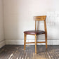 ジャーナルスタンダード journal standard Furniture シノン ダイニングチェア CHINON CHAIR VL ラバーウッド ビニールレザー 定価￥27,500- A ◎