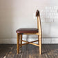 ジャーナルスタンダード journal standard Furniture シノン ダイニングチェア CHINON CHAIR VL ラバーウッド ビニールレザー 定価￥27,500- A ◎