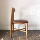 ジャーナルスタンダード journal standard Furniture シノン ダイニングチェア CHINON CHAIR VL ラバーウッド ビニールレザー 定価￥27,500- A ◎