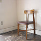 ジャーナルスタンダード journal standard Furniture シノン ダイニングチェア CHINON CHAIR VL ラバーウッド ビニールレザー 定価￥27,500- B ◎