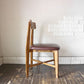 ジャーナルスタンダード journal standard Furniture シノン ダイニングチェア CHINON CHAIR VL ラバーウッド ビニールレザー 定価￥27,500- B ◎