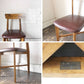 ジャーナルスタンダード journal standard Furniture シノン ダイニングチェア CHINON CHAIR VL ラバーウッド ビニールレザー 定価￥27,500- B ◎